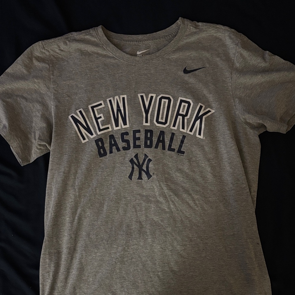 Nike Gray New York Baseball Tee